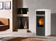 Edilkamin Pelletofen Aris Plus Keramik 8 kW